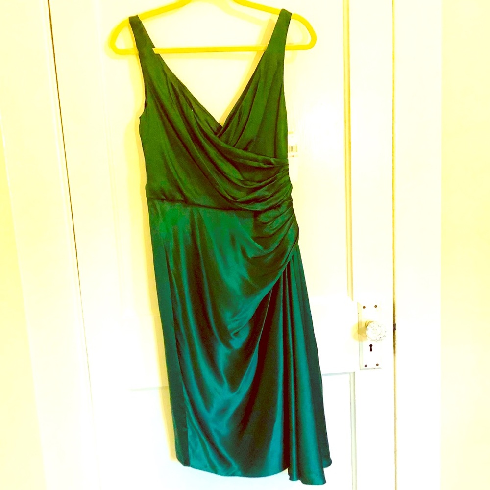 Maggy London Emerald Cocktail Dress (size 10)